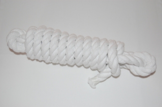 Deluxe White Cotton Show Halter -  image 3