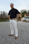 Wrangler Adult White Showing Jeans