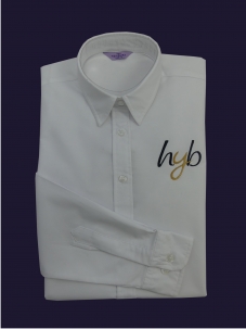 HYB Ladies - Henbury Long Sleeve Classic Oxford Shirt
