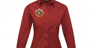 UK Brown Swiss Premier Ladies Long Sleeve Blouse