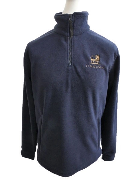 Limousin Society Zip Neck Fleece