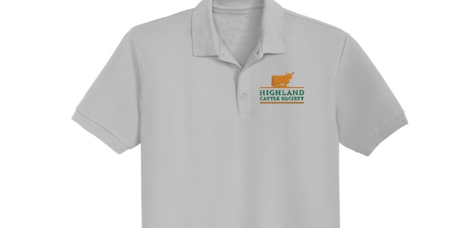  Highland Cattle Society Men's Polo Shirt