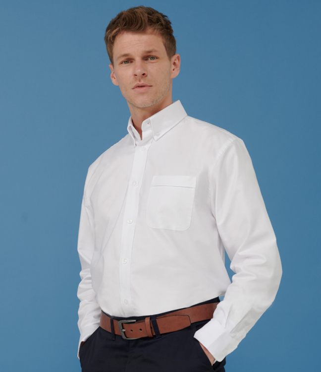 H510 Henbury Long Sleeve Classic Oxford Shirt