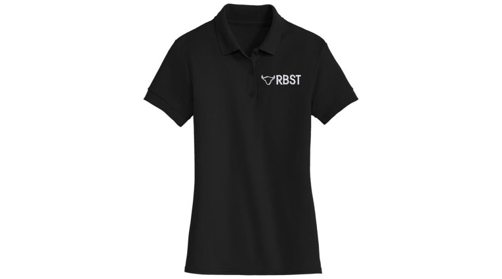 Black with white logo