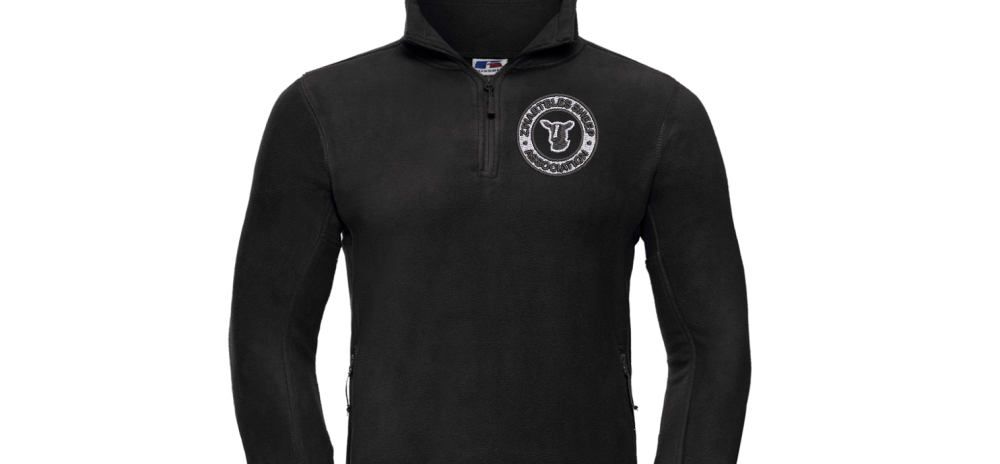 Zwartbles Russell Zip Neck Fleece - inc. Zwartbles Sheep Association logo