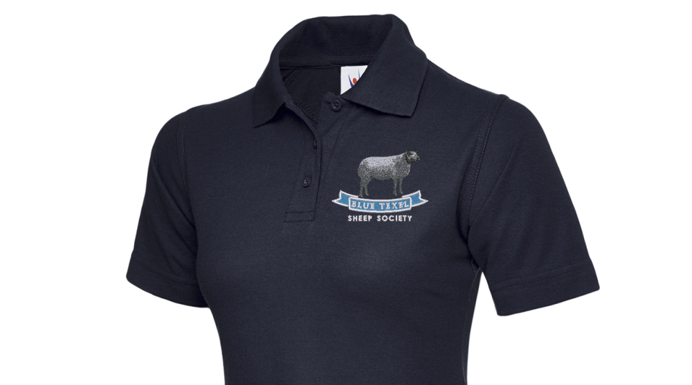 Blue Texel Sheep Society Women's Polo