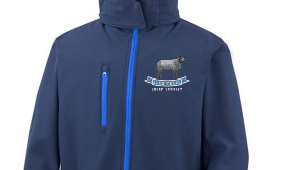 Blue Texel Sheep Society Men's Soft-shell Jacket