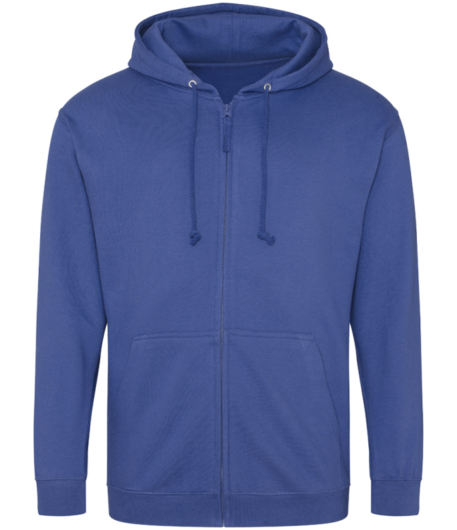 Blue Texel Sheep Society Men's Zip-Up Hoodie