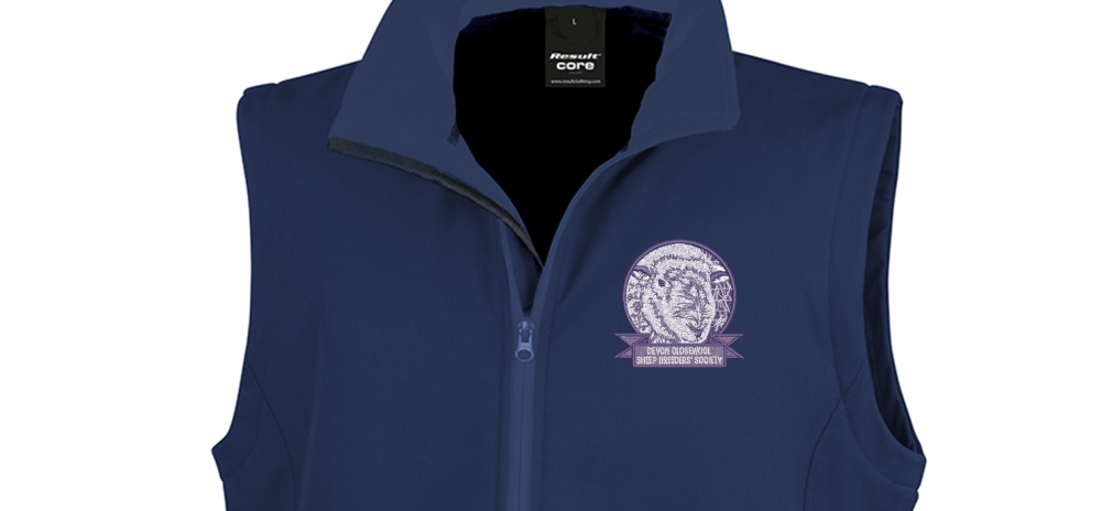 Devon Closewool Sheep Breeders' Society Men's Gilet