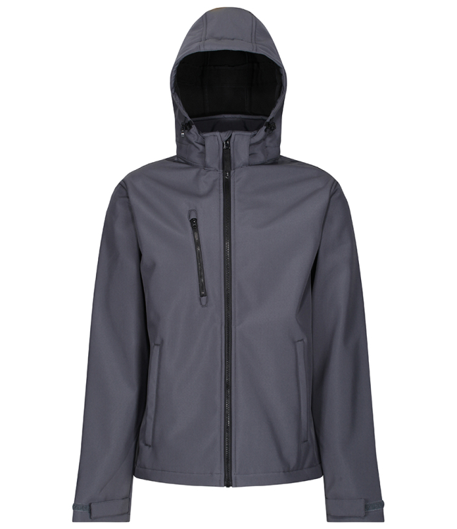 British Blonde Men's Hooded Softshell Jacket