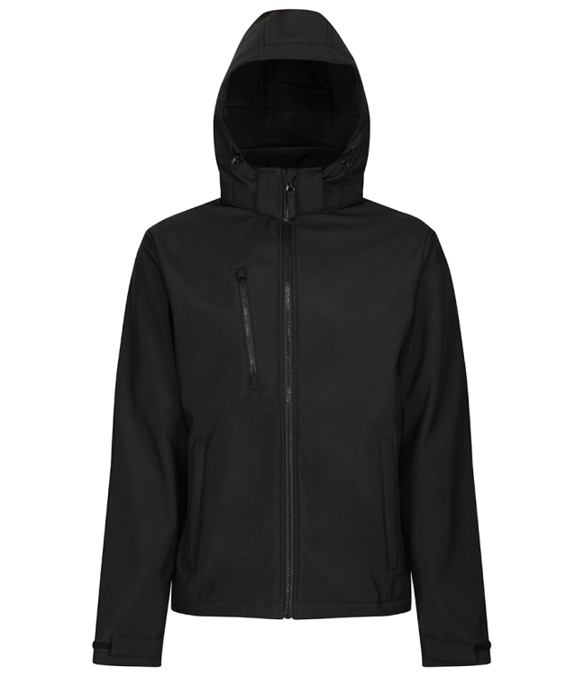 British Blonde Men's Hooded Softshell Jacket