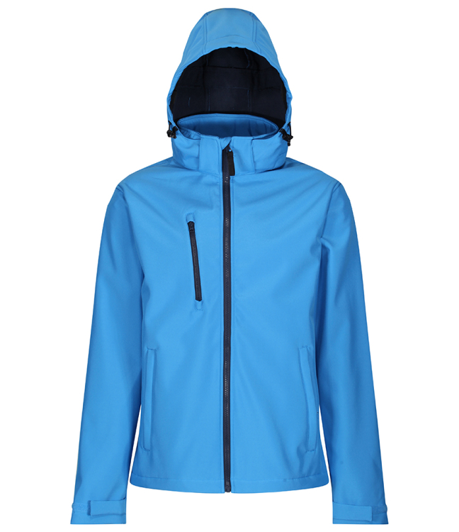 British Blonde Men's Hooded Softshell Jacket