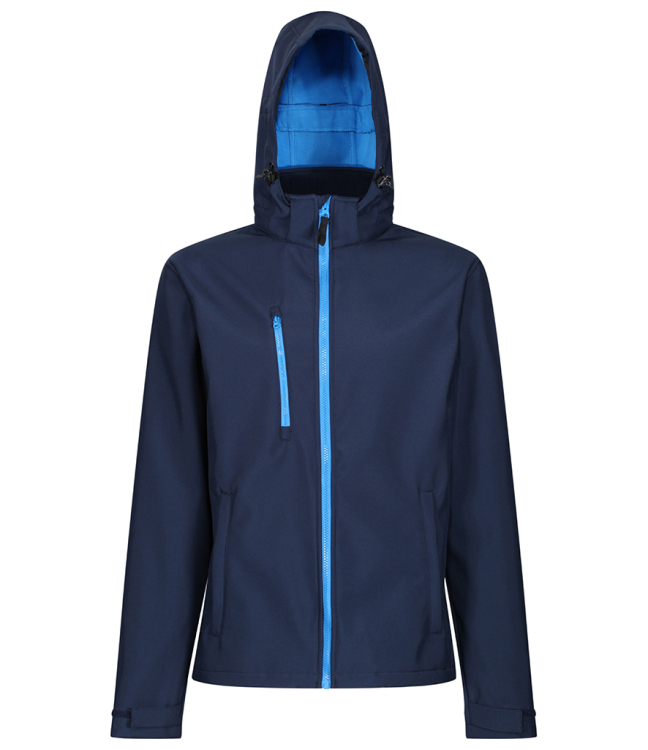 British Blonde Men's Hooded Softshell Jacket