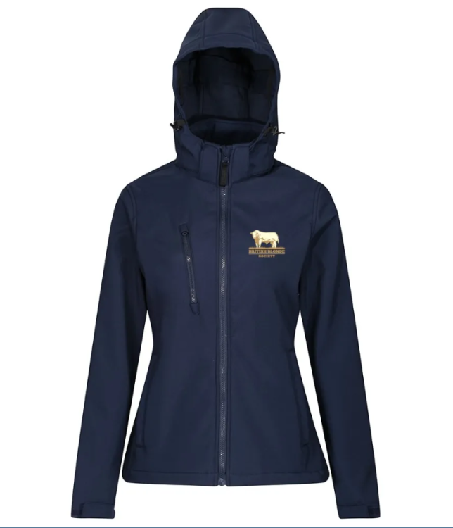 British Blonde Women's Hooded Softshell Jacket