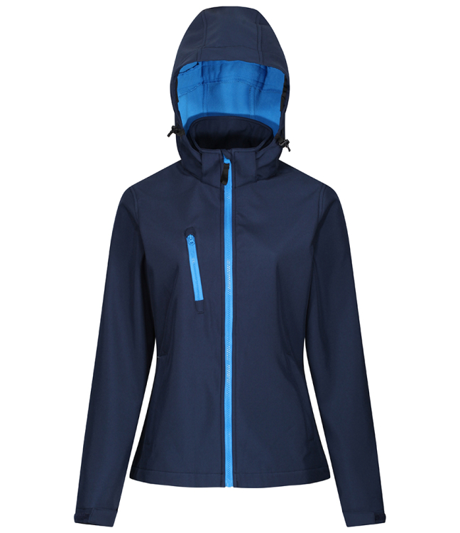 British Blonde Women's Hooded Softshell Jacket