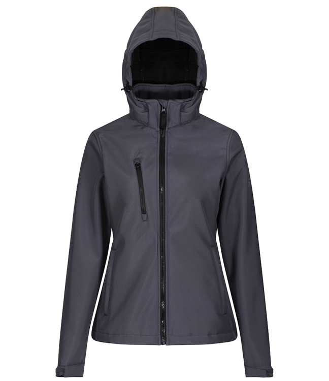 British Blonde Women's Hooded Softshell Jacket