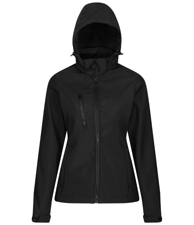 British Blonde Women's Hooded Softshell Jacket