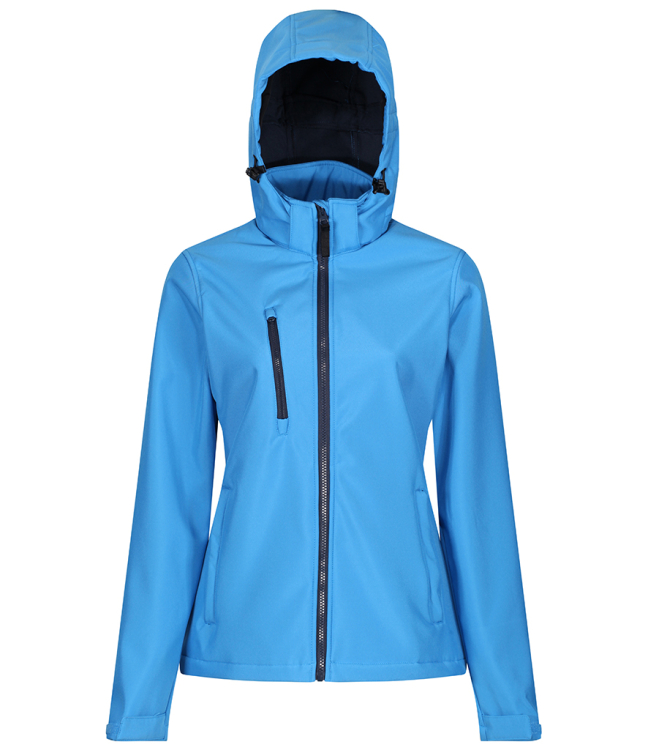 British Blonde Women's Hooded Softshell Jacket
