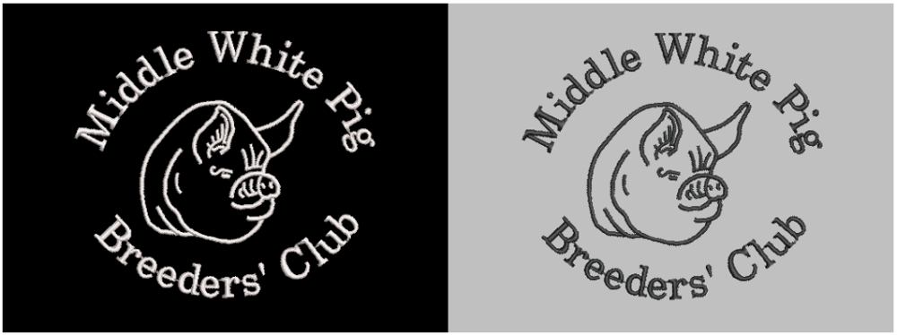 Middle White Pig Breeder's Club Children's Polo