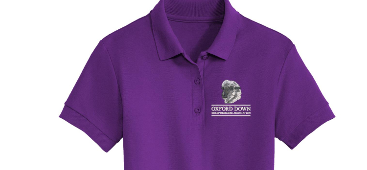 Purple with logo (actual colour may vary)