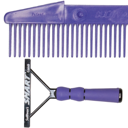 Weaver Leather Mini Fluffer Comb - Purple